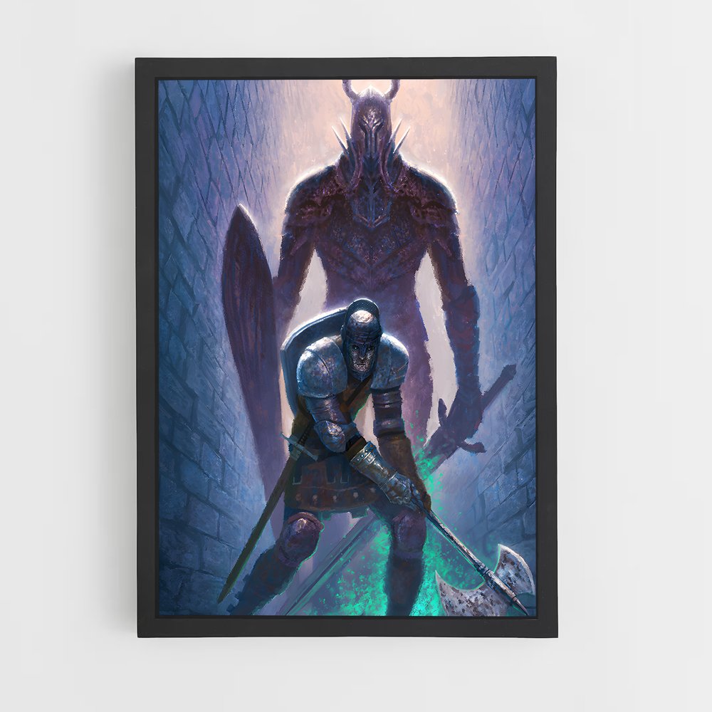 Poster L'Épée du Péril – affiche Dark souls (vue 2)